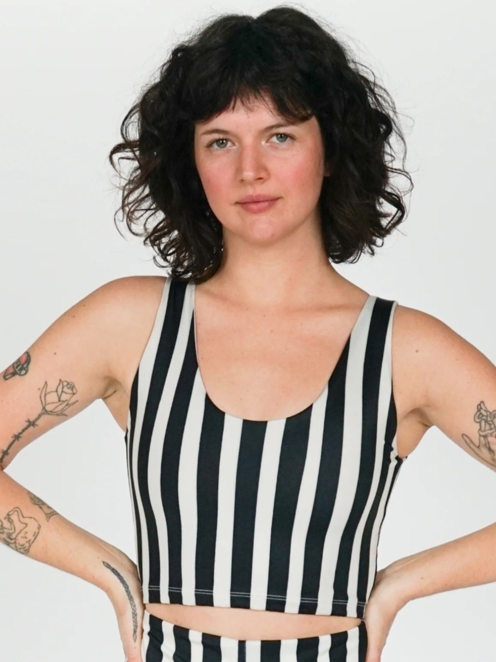Swim Tank - La Rat - 3XL - State The Label - Black & White Stripe!